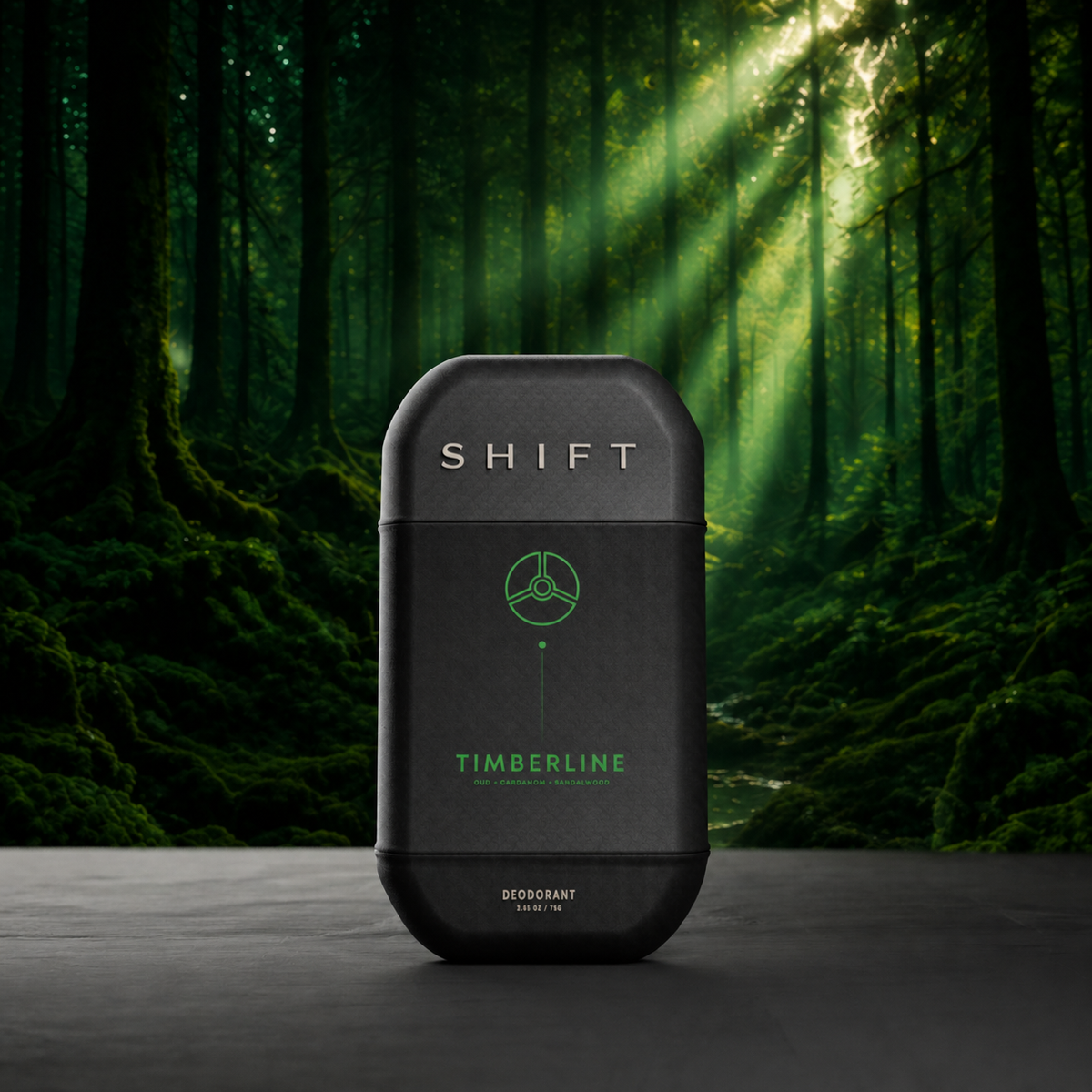 SHIFT Timberline Deodorant with Oud, Cardamom and Sandalwood