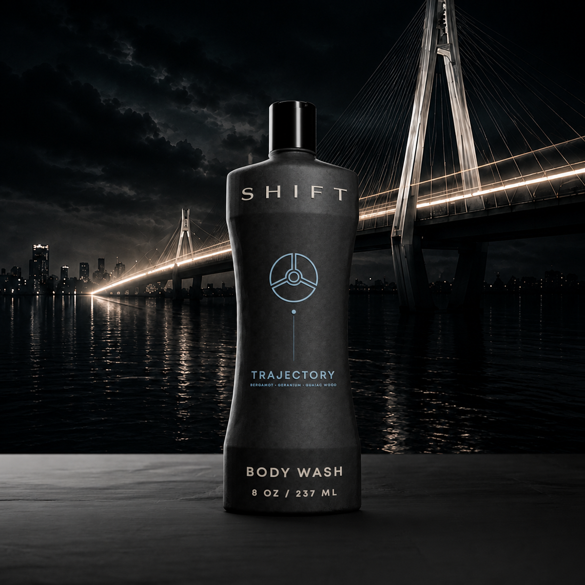 SHIFT Trajectory Body Wash with Bergamot, Geranium and Guaiac Wood
