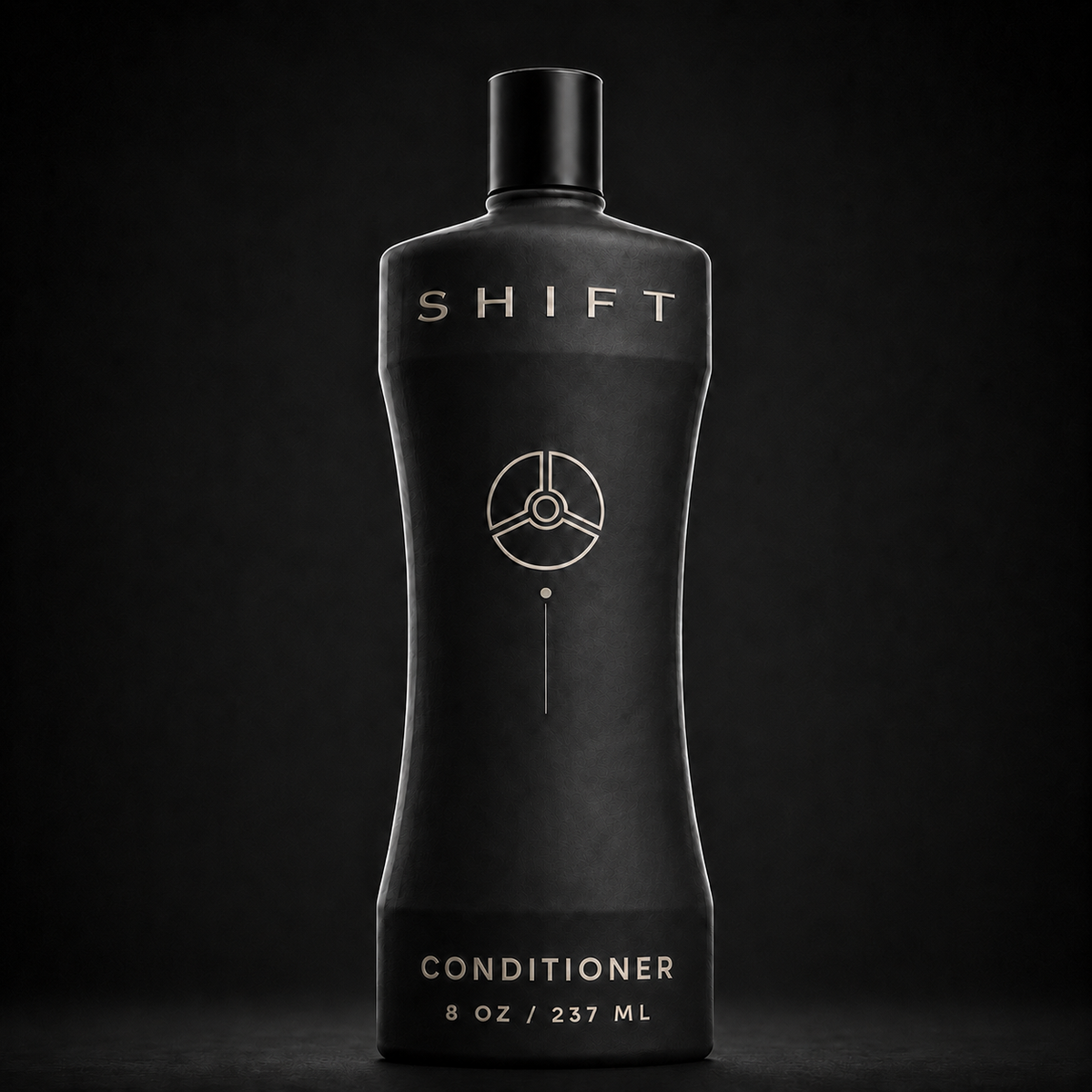 SHIFT Conditioner bottle on a dark surface.