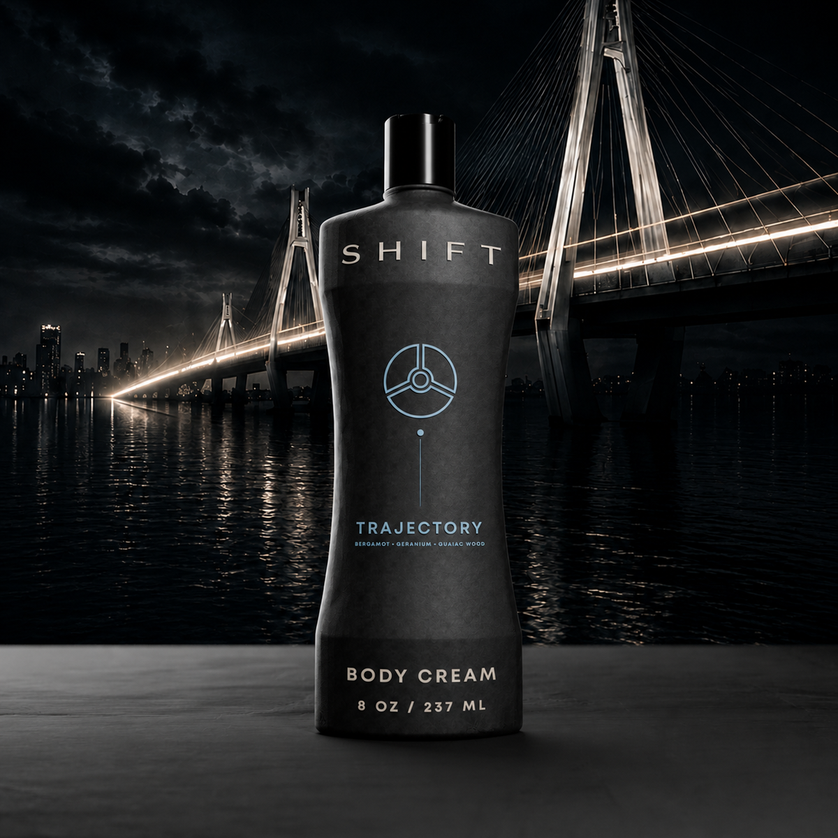 SHIFT Trajectory Body Cream with Bergamot, Geranium and Guaiac Wood